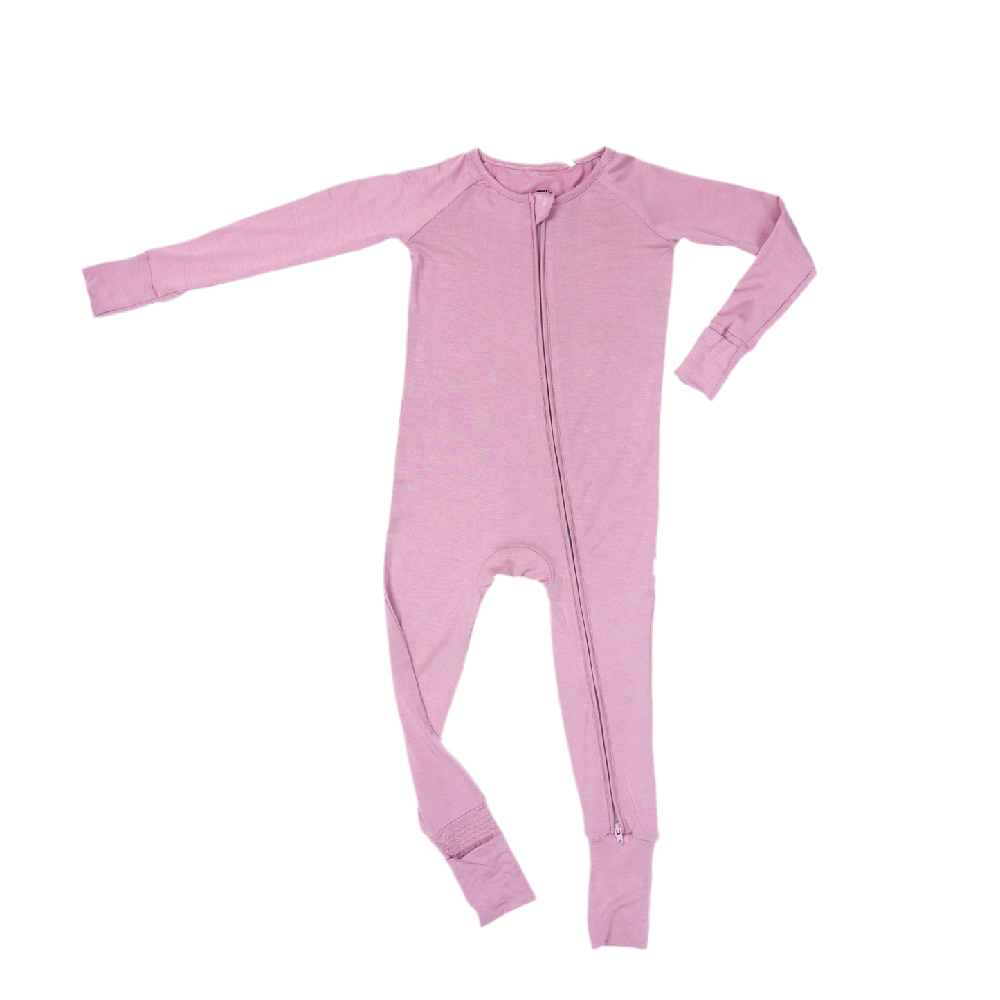 Flamingo Pink Zipper romper