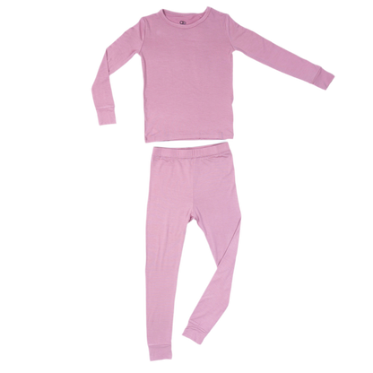 Flamingo Pink Long Pajama Set