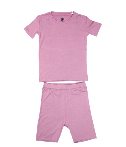 Flamingo Pink Short Pajama Set