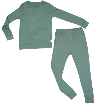 Succulent Green Long Pajama Set