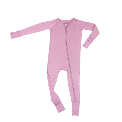 Flamingo Pink Zipper romper