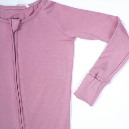Flamingo Pink Zipper romper