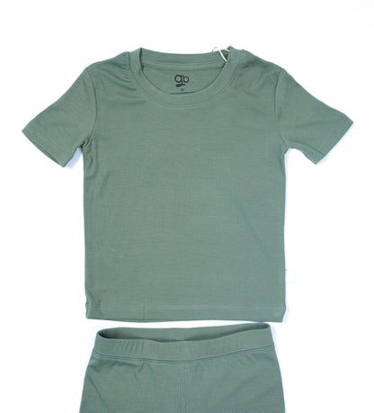 Succulent Green Short Pajama Set